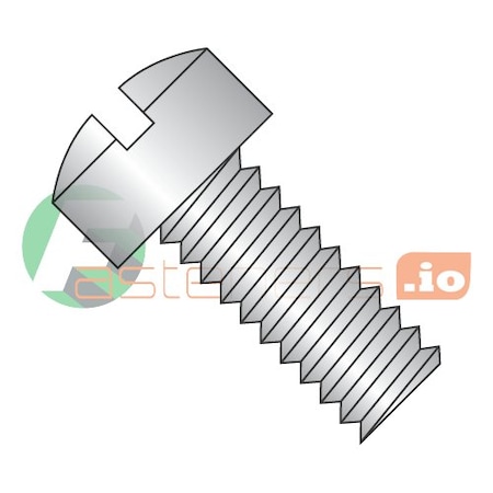 Newport Fasteners #8-32 x 1-1/8 in Slotted Fillister Machine Screw, Plain 18-8 Stainless Steel, 3000 PK 391755